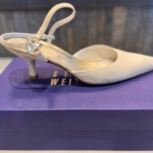 Stuart Weitzman Trianglow Kitten Heels